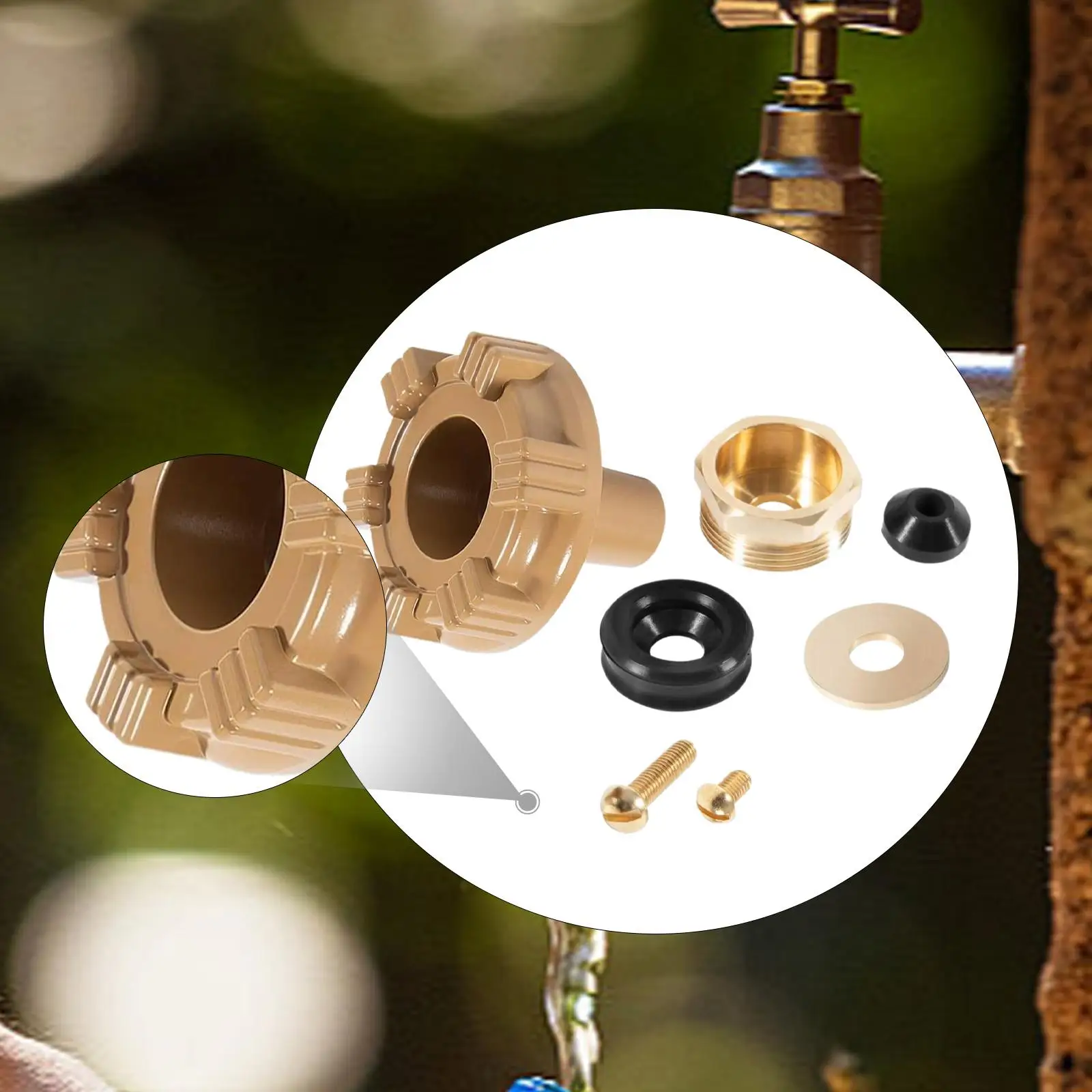 Outdoor Faucet Handle Repair Kit Metal Construction for Model 14 Model 18 Water Flow Restoration
Outdoor Faucet Handle Repair Kit Metal Construction for Model 14 Model 18 Water Flow Restoration