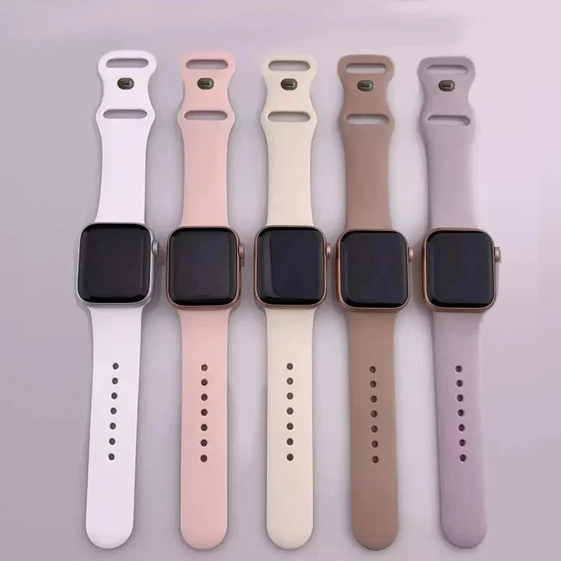 Ремешок силиконовый для Apple Watch band 45 мм 44 мм 41 мм 42 мм 40 мм 49 мм 38 мм, браслет correa для iWatch series 9 8 5 4 3 8 6 SE 7 Ultra 2
Ремешок силиконовый для Apple Watch band 45 мм 44 мм 41 мм 42 мм 40 мм 49 мм 38 мм, браслет correa для iWatch series 9 8 5 4 3 8 6 SE 7 Ultra 2