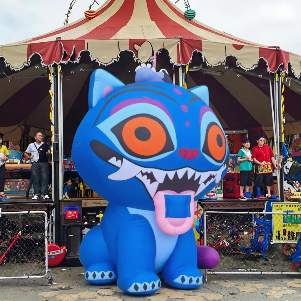 Blue Giant Cartoon Cat Inflatable Figure 4m High Waterproof Weather Resistant For Outdoor Events & Party Decoration
Blue Giant Cartoon Cat Inflatable Figure 4m High Waterproof Weather Resistant For Outdoor Events & Party Decoration
