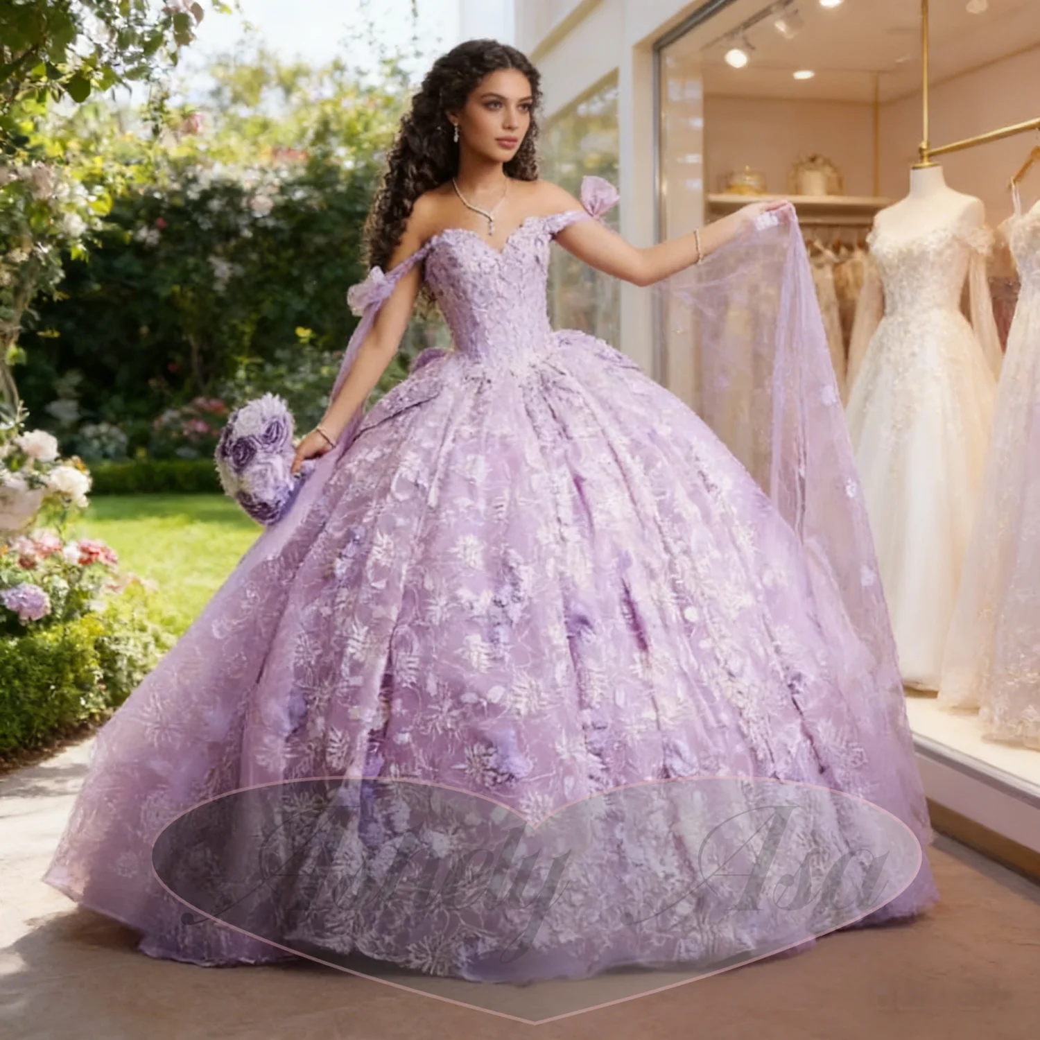 Customized Charming Lavender Princess Girl Quinceanera Dresses Lace Applique Big Ball Skirt Women Prom Party Dress Vestido 15 16
Customized Charming Lavender Princess Girl Quinceanera Dresses Lace Applique Big Ball Skirt Women Prom Party Dress Vestido 15 16