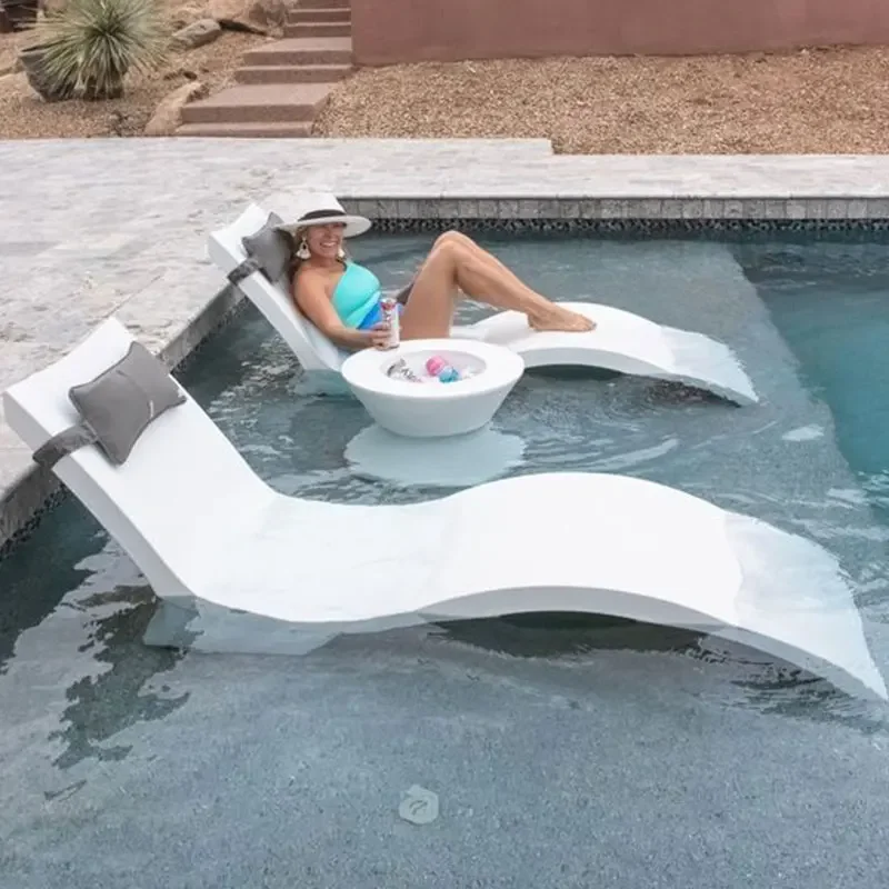 2026 Two Piece Set Outdoor Beach Pool Side French Chaise Pool Lounge Chairs Sit in Water Fiberglass Swimming Pool Sun Lounger
2026 Two Piece Set Outdoor Beach Pool Side French Chaise Pool Lounge Chairs Sit in Water Fiberglass Swimming Pool Sun Lounger