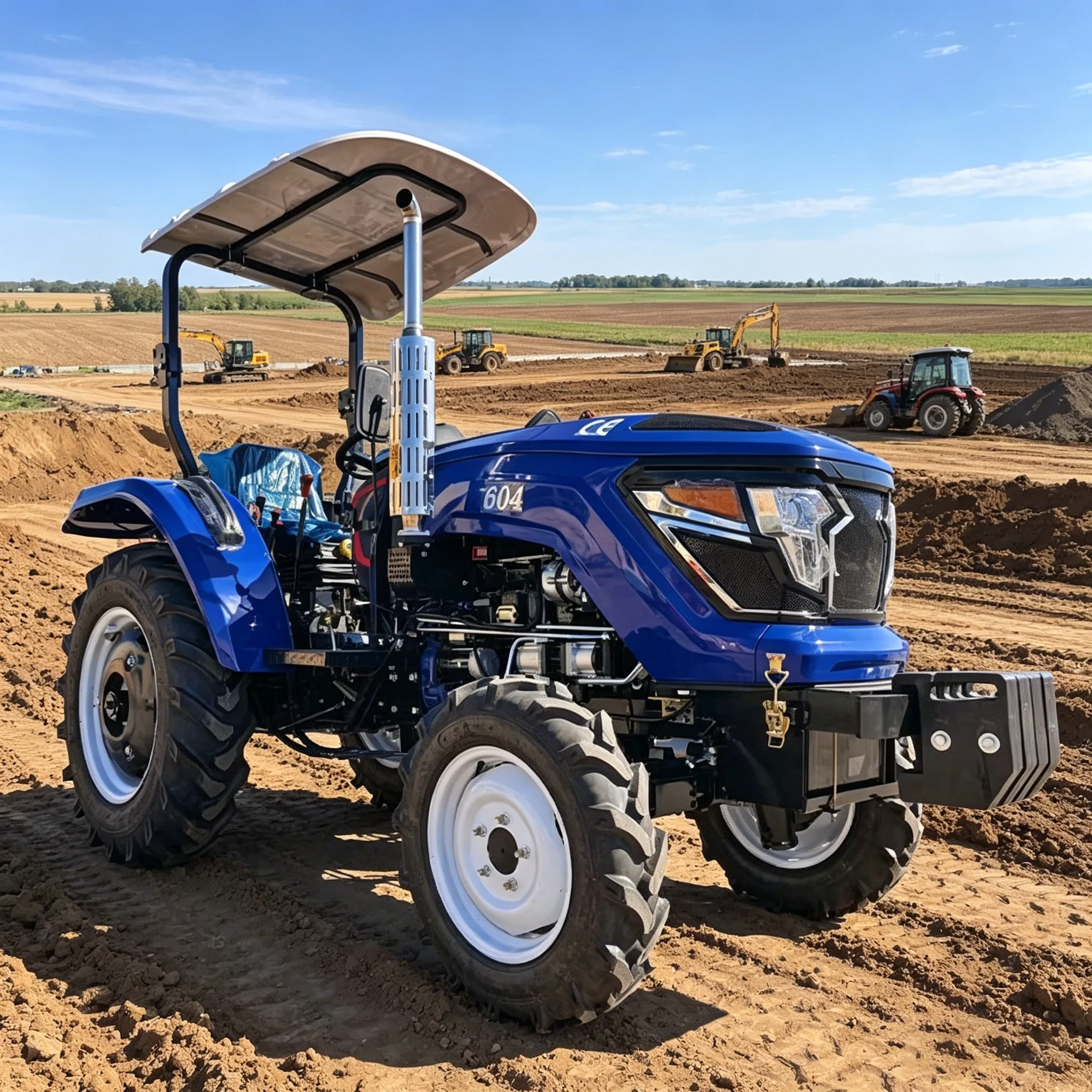 China Hot Sale Diesel Mini Tractor Four Wheel Drive Small Tractor 60HP Hydraulic Rubber Tire Rice Field Farm Tractors Customized
China Hot Sale Diesel Mini Tractor Four Wheel Drive Small Tractor 60HP Hydraulic Rubber Tire Rice Field Farm Tractors Customized