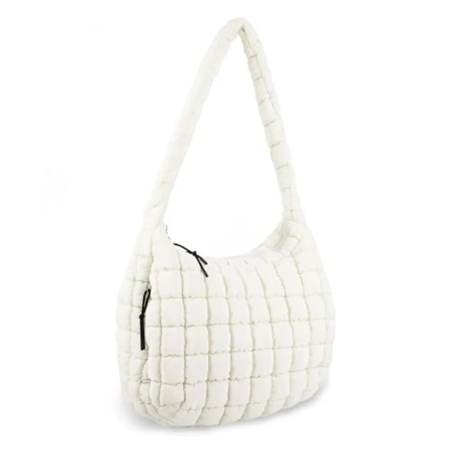 Quilted Puffer Tote Bag Purse Puffy Crossbody Shoulder BagLightweight Nylon Hobo Bag Puffer Carryall Bag for Women Girl
Quilted Puffer Tote Bag Purse Puffy Crossbody Shoulder BagLightweight Nylon Hobo Bag Puffer Carryall Bag for Women Girl