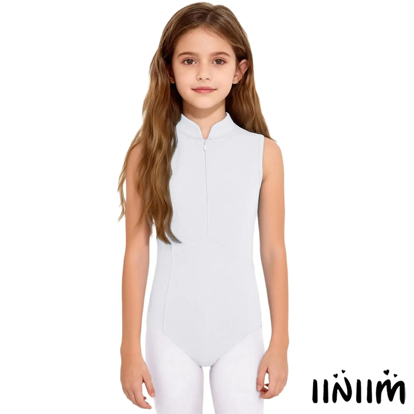 Kids Girls Gymnastics Ballet Figure Skating Dancewear Stand Collar Sleeveless Back Sheer Mesh Rhinestones Yoga Dance Leotard
Kids Girls Gymnastics Ballet Figure Skating Dancewear Stand Collar Sleeveless Back Sheer Mesh Rhinestones Yoga Dance Leotard