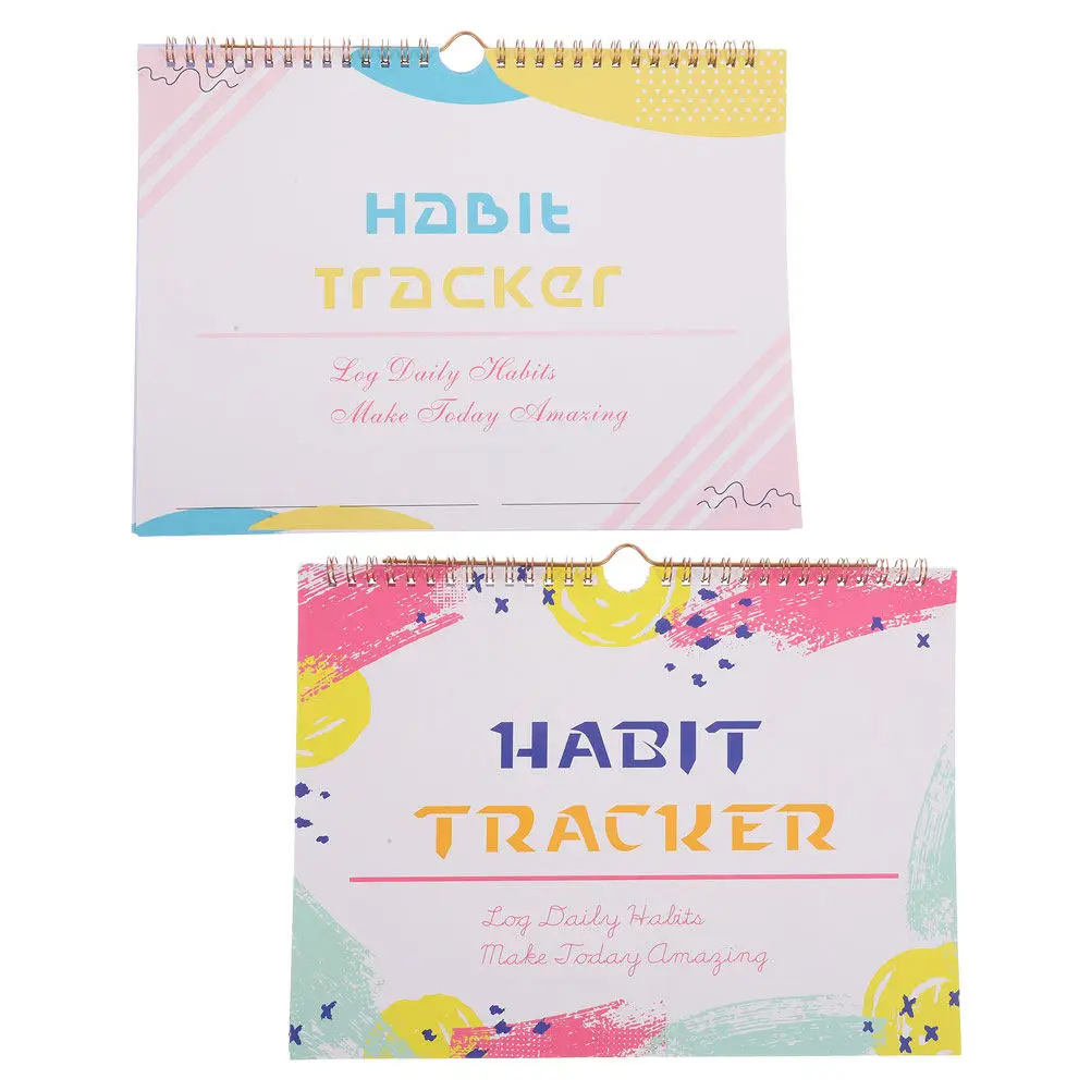 2Pcs Undated Multifunctional Habit Tracker Planner for Goals Sleep Workout Journal Daily Task Organizer Elegantly Designed Wall
2Pcs Undated Multifunctional Habit Tracker Planner for Goals Sleep Workout Journal Daily Task Organizer Elegantly Designed Wall