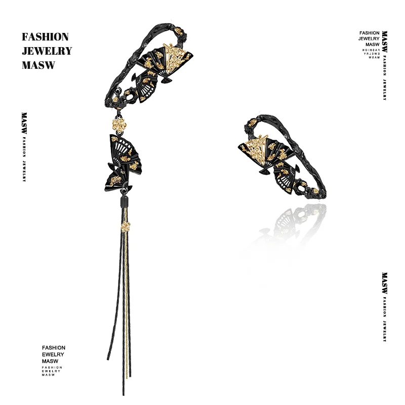 MASW Original Design Luxury Temperament Fan Tassel Earrings For Women Female Gifts Fashion Jewelry Accessories 2025 Trend New
MASW Original Design Luxury Temperament Fan Tassel Earrings For Women Female Gifts Fashion Jewelry Accessories 2025 Trend New