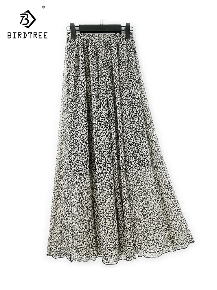 Элегантные юбки BirdTree-Silk, с эластичной высокой талией, с цветочным принтом, женская юбка А-силуэта для пляжного отдыха и вечеринок, новинка весны 2026 B61393CC
Элегантные юбки BirdTree-Silk, с эластичной высокой талией, с цветочным принтом, женская юбка А-силуэта для пляжного отдыха и вечеринок, новинка весны 2026 B61393CC