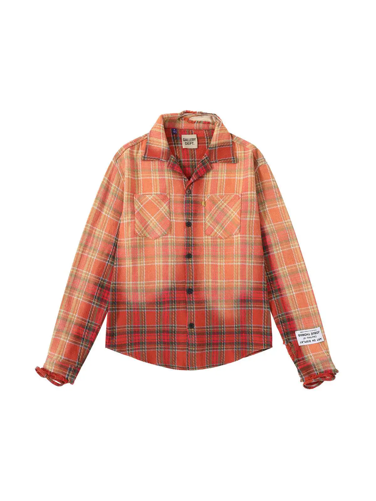 Gallery Dept Wash Destroy High Street Vintage Orange Checked Shirt Jacket
Gallery Dept Wash Destroy High Street Vintage Orange Checked Shirt Jacket