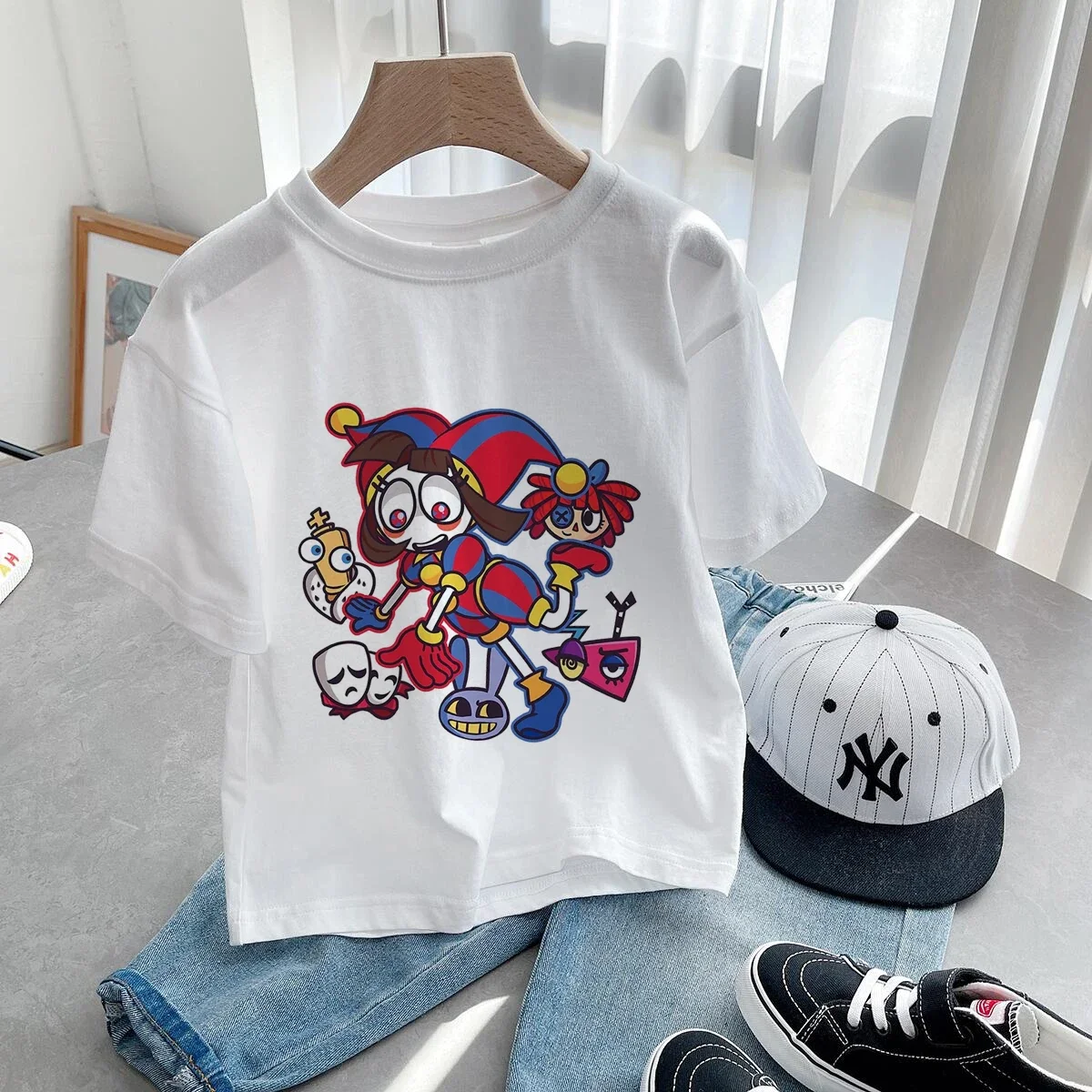 Funny T-shirt for Boys/Girls The Amazing Digital Circus Graphic Print T-shirt for Kids Cute Baby Tshirt Boy/Girl Unisex Clothes
Funny T-shirt for Boys/Girls The Amazing Digital Circus Graphic Print T-shirt for Kids Cute Baby Tshirt Boy/Girl Unisex Clothes