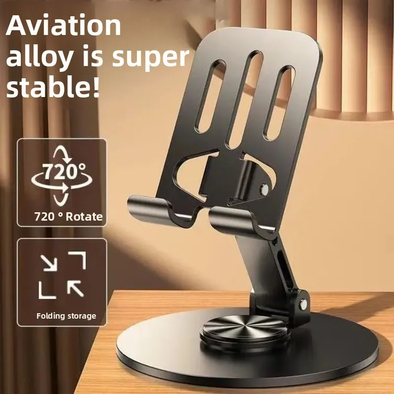Metal 360° Rotatable Foldable Holder - Universal Desktop Stand for Phone Tablet Live Broadcast
Metal 360° Rotatable Foldable Holder - Universal Desktop Stand for Phone Tablet Live Broadcast