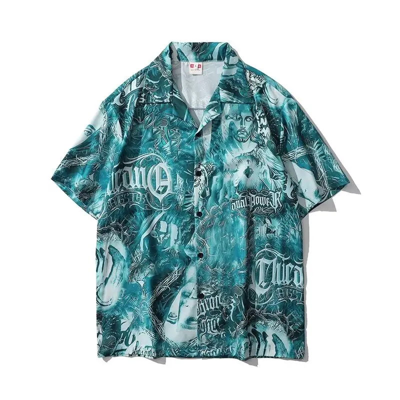 2024 Summer Men's Shirts Hawaiian Beach Short Sleeve Shirts Japan Fashion Men Clothing Tops Digital Printing Streetwear Shirts
2024 Summer Men's Shirts Hawaiian Beach Short Sleeve Shirts Japan Fashion Men Clothing Tops Digital Printing Streetwear Shirts
