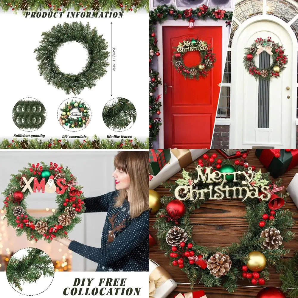 14 Набор из 8 искусственных зеленых венок для рождественского декора — идеально подходит для дверей, окон, в помещении и на открытом воздухе
14 Набор из 8 искусственных зеленых венок для рождественского декора — идеально подходит для дверей, окон, в помещении и на открытом воздухе