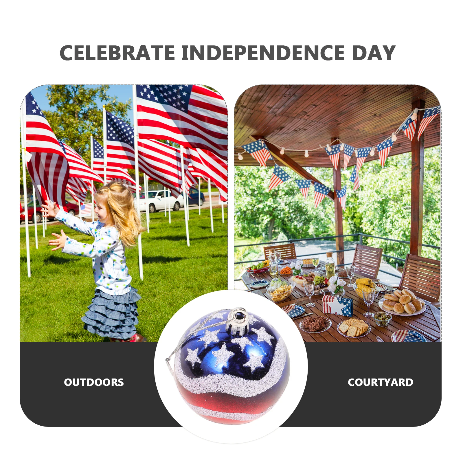 12pcs American Flag Decoration Hanging Pendant Ball Shaped Holiday Independence Day Decor Colorful Wall Door Ornament
12pcs American Flag Decoration Hanging Pendant Ball Shaped Holiday Independence Day Decor Colorful Wall Door Ornament