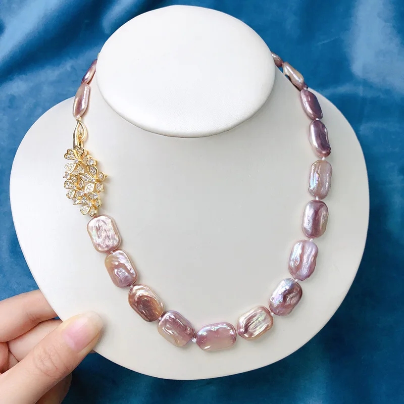 Baroque Natural Freshwater Pearl Necklace for Women, Light Luxury Fashion Jewelry, Niche Design Sense, Pearl Choker Chain Wholes
Baroque Natural Freshwater Pearl Necklace for Women, Light Luxury Fashion Jewelry, Niche Design Sense, Pearl Choker Chain Wholes