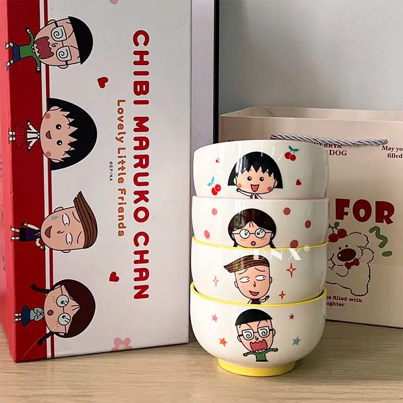 4 шт. Kawaii Chibi Maruko-Chan аниме хобби мультфильм керамическая миска для завтрака бытовая миска для риса круглая миска для риса подарок на день рождения
4 шт. Kawaii Chibi Maruko-Chan аниме хобби мультфильм керамическая миска для завтрака бытовая миска для риса круглая миска для риса подарок на день рождения