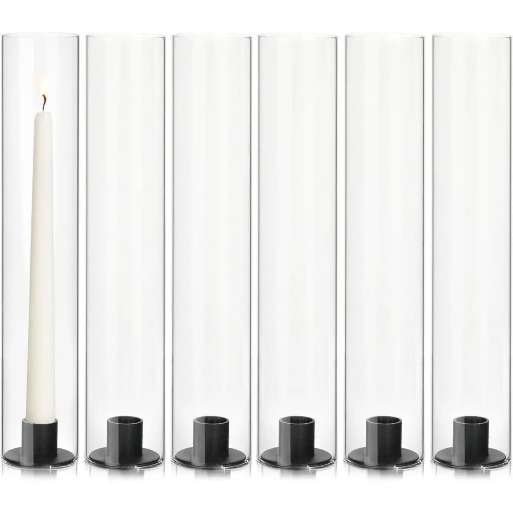 Набор из 6 современных подсвечников из стекла с ураганом 11,8 металлических подставок для свадеб, вечеринок и мероприятий на открытом воздухе.
Набор из 6 современных подсвечников из стекла с ураганом 11,8 металлических подставок для свадеб, вечеринок и мероприятий на открытом воздухе.