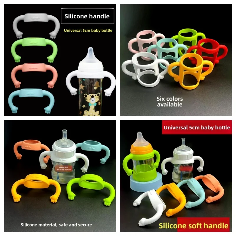 Bottle Handle Accessories Wide Mouth Silicone Soft Handle For Baby Bottles Hand Grip
Bottle Handle Accessories Wide Mouth Silicone Soft Handle For Baby Bottles Hand Grip