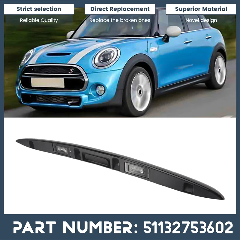 AV36-Car Tailgate Handle Tailgate Hatch Trunk Handle 51132753603 For Mini Cooper R55 R56 R57 R58 R59 2007-2014
AV36-Car Tailgate Handle Tailgate Hatch Trunk Handle 51132753603 For Mini Cooper R55 R56 R57 R58 R59 2007-2014