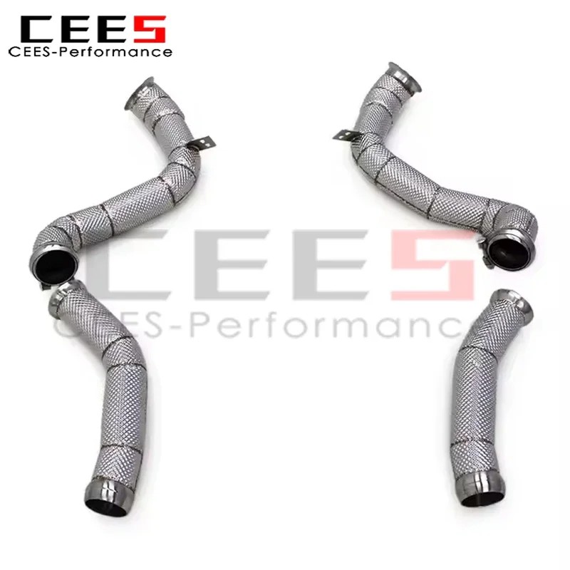 cees with Free Flow Downpipe for Mercedes-Benz C63 C63S AMG W205 4.0T 2015-2020 Stainless Steel Sport Exhaust System Assembly
cees with Free Flow Downpipe for Mercedes-Benz C63 C63S AMG W205 4.0T 2015-2020 Stainless Steel Sport Exhaust System Assembly