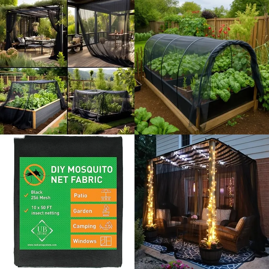 Netting Cover, Garden-Netting, Polyester Mosquito Netting for Windows, Doors, Patio, Outdoor and Indoor Use, Multiple Sizes and
Netting Cover, Garden-Netting, Polyester Mosquito Netting for Windows, Doors, Patio, Outdoor and Indoor Use, Multiple Sizes and