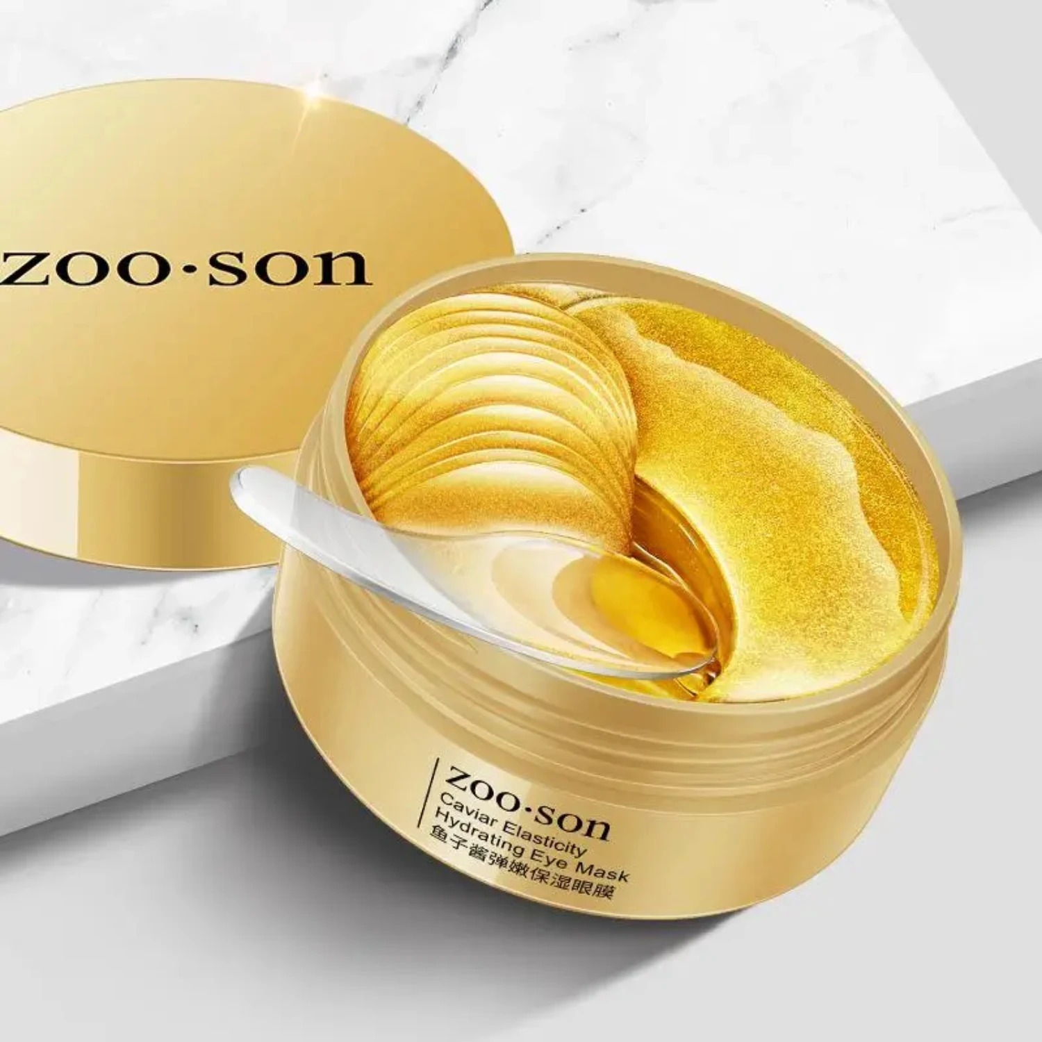 Moisturizing Collagen Caviar Essence Eye Patches for Refreshing and Hydrating Under Eye Skin - Pack of 50
Moisturizing Collagen Caviar Essence Eye Patches for Refreshing and Hydrating Under Eye Skin - Pack of 50