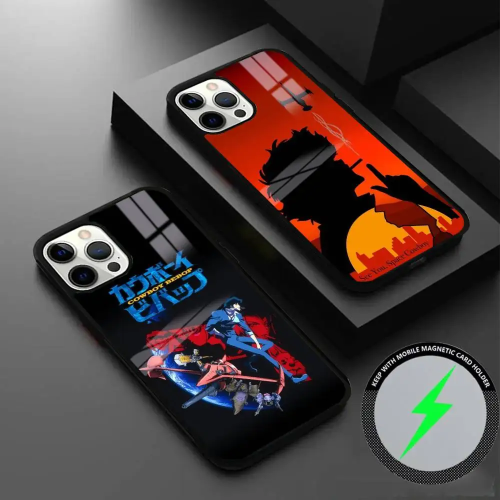 C-Cowboy B-Bebop Phone Case For IPhone 16 15 14 13 12 11 Pro Max Plus Mini Magsafe Mirror Wireless Magnetic Cover 
C-Cowboy B-Bebop Phone Case For IPhone 16 15 14 13 12 11 Pro Max Plus Mini Magsafe Mirror Wireless Magnetic Cover