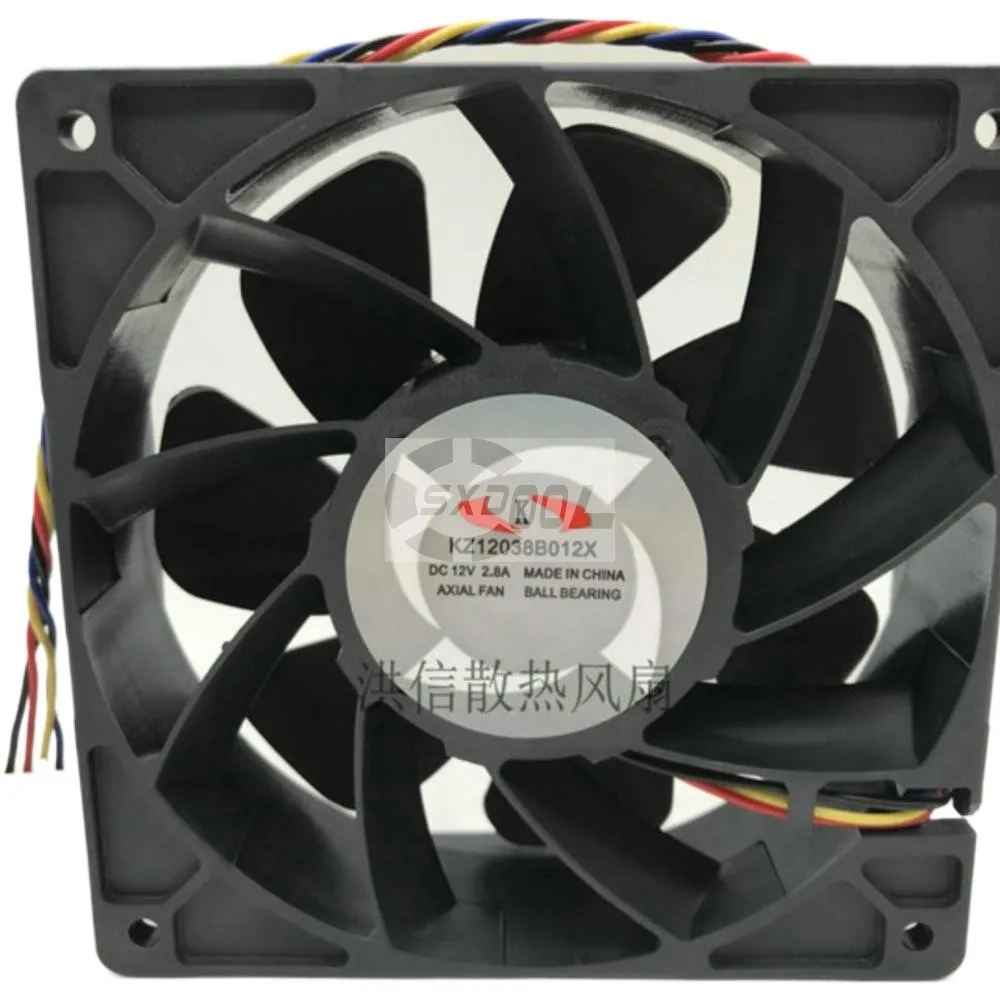 Вентилятор Whatsminer M3/M3X KZ12038B012X, 12В, 12см, высокоскоростной, 120x120x38мм, для охлаждения майнинг-ферм
Вентилятор Whatsminer M3/M3X KZ12038B012X, 12В, 12см, высокоскоростной, 120x120x38мм, для охлаждения майнинг-ферм