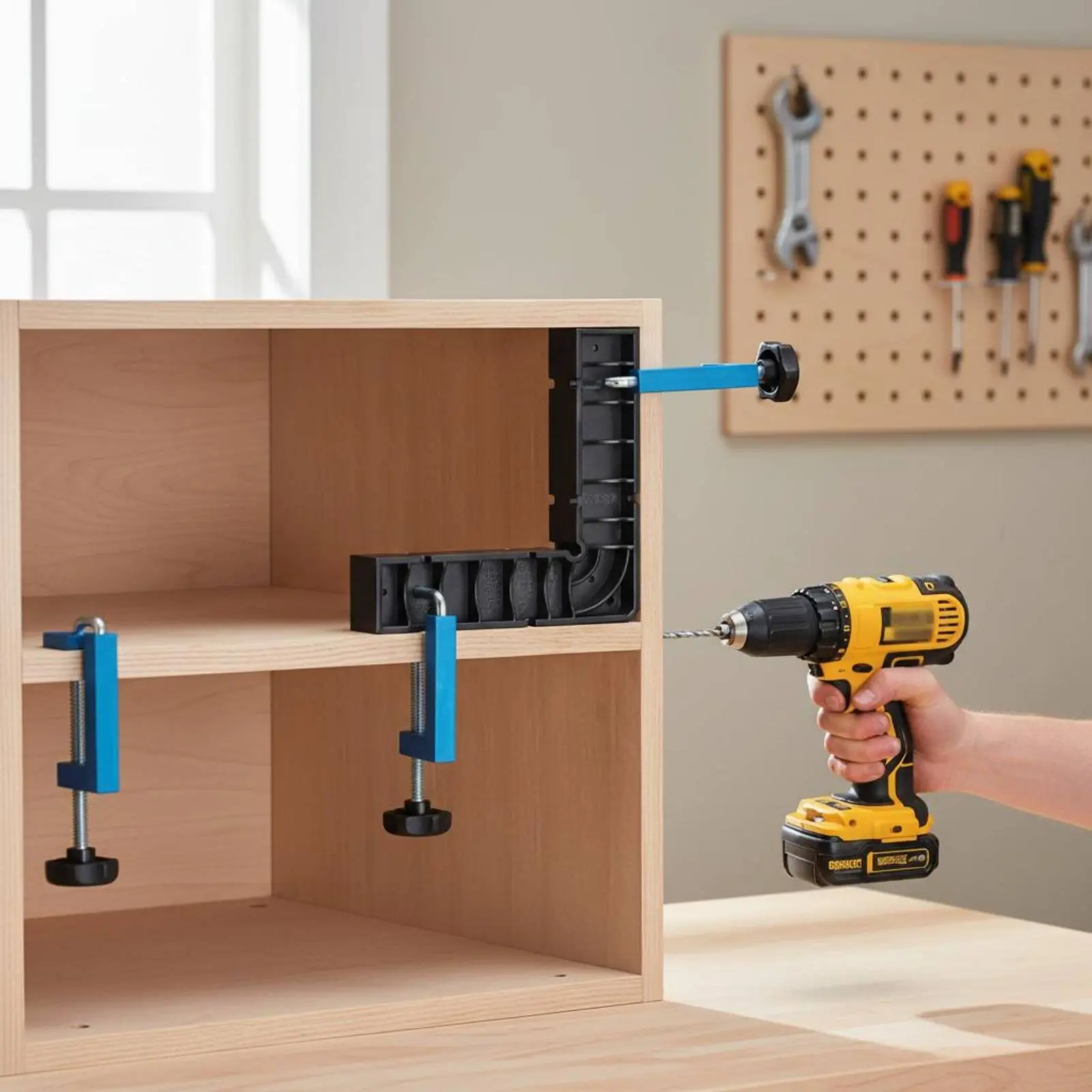 90 Degree Corner Clamp Quick Positioning Right-Angle Clamp Tool Set Easy to Use Clear Markings for DIY Users, Workshop
90 Degree Corner Clamp Quick Positioning Right-Angle Clamp Tool Set Easy to Use Clear Markings for DIY Users, Workshop