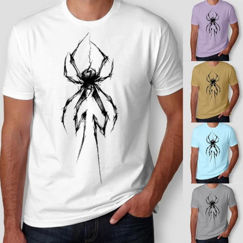 European and American street fashion 3D printed letters fun graphics custom round neck short sleeved casual T-shirt for men
European and American street fashion 3D printed letters fun graphics custom round neck short sleeved casual T-shirt for men