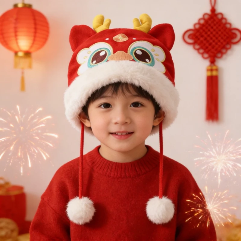 Новая детская новогодняя шапка, зимняя, ветрозащитная, теплая, для первого дня рождения, праздничная, для малышей, милая, утолщенная, защищающая от холода, головной убор, подарки
Новая детская новогодняя шапка, зимняя, ветрозащитная, теплая, для первого дня рождения, праздничная, для малышей, милая, утолщенная, защищающая от холода, головной убор, подарки