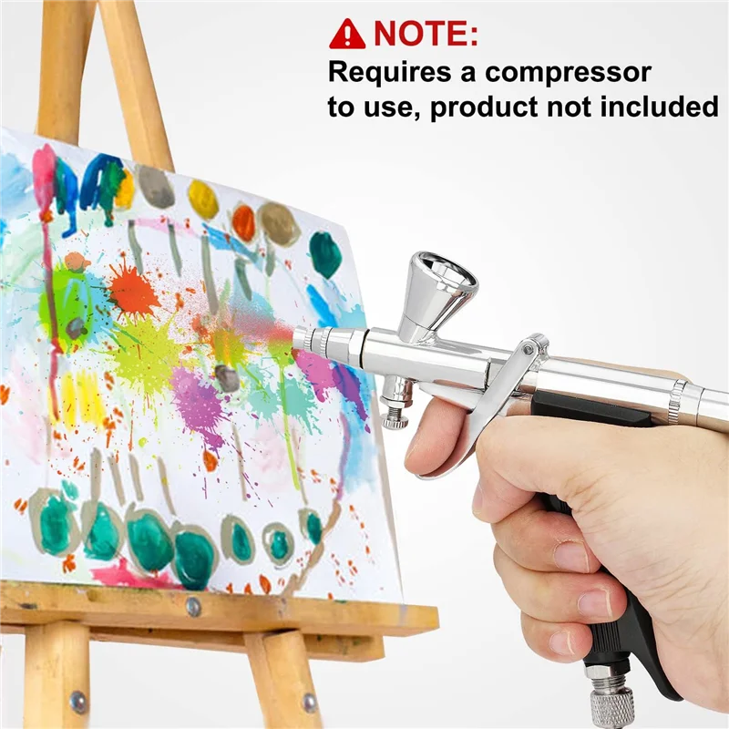 Airbrush Kit Metal Double Action Trigger Airbrush Airbrush Spray Tool Set For Painting Nails Cake Tattoo Makeup-A05I
Airbrush Kit Metal Double Action Trigger Airbrush Airbrush Spray Tool Set For Painting Nails Cake Tattoo Makeup-A05I