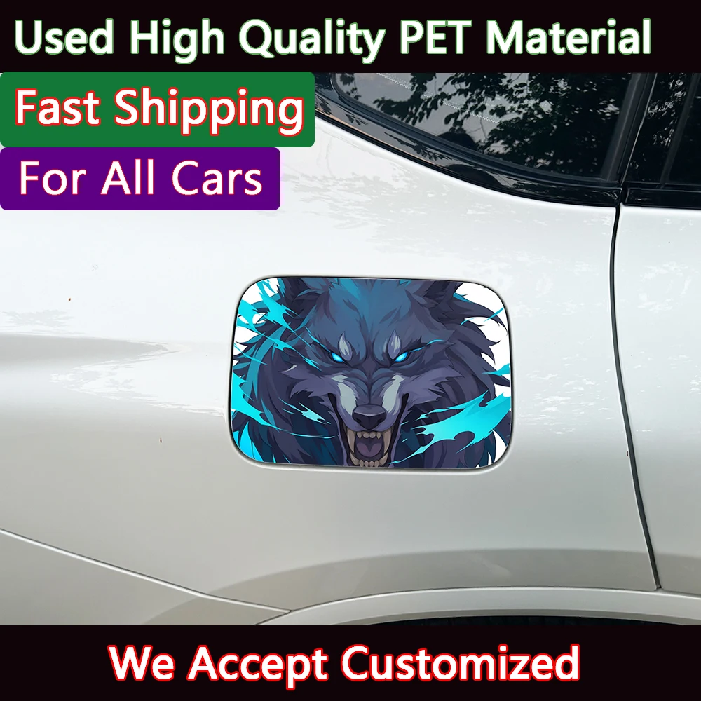 Anime Roaring Wolf Car Fuel Cap Sticker PET Wear-resistant UVProof Vehicle Side Door Customized Modification Exterior Auto Decal
Anime Roaring Wolf Car Fuel Cap Sticker PET Wear-resistant UVProof Vehicle Side Door Customized Modification Exterior Auto Decal