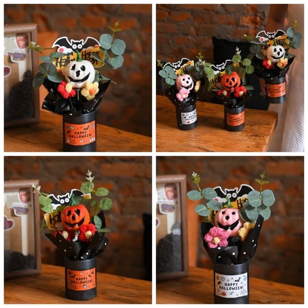 Scene Layout Creative Pumpkin Bouquet Resin Bat Halloween Decoration Woven Flower Leaves Ghost Desktop Ornament Gifts
Scene Layout Creative Pumpkin Bouquet Resin Bat Halloween Decoration Woven Flower Leaves Ghost Desktop Ornament Gifts
