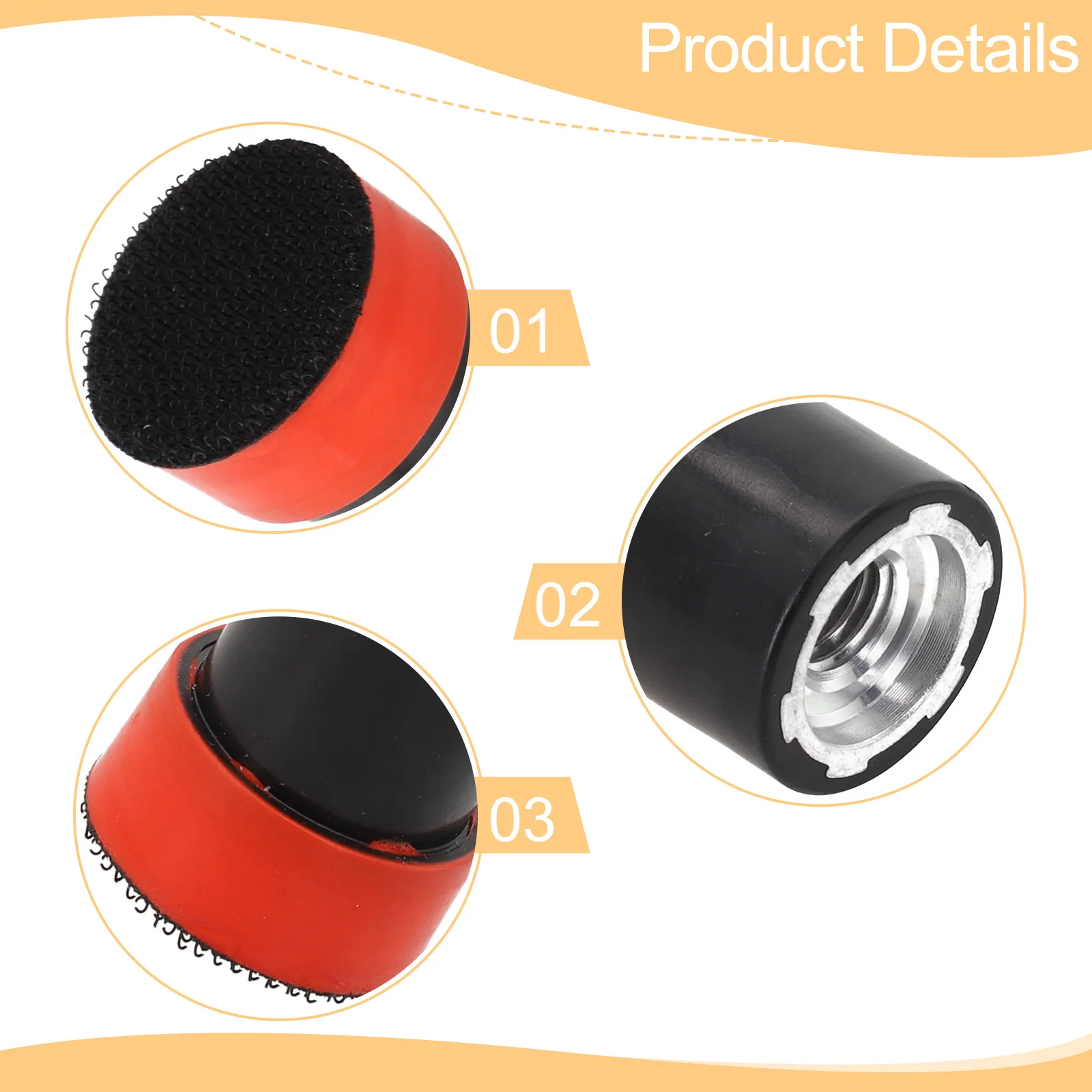 1/2/3Inch Plate Backing Pad Sanding Polishing Pad Holder Sponge Pad M10 Thread Backing Plate Hook&Loop Adhesive Back Plate
1/2/3Inch Plate Backing Pad Sanding Polishing Pad Holder Sponge Pad M10 Thread Backing Plate Hook&Loop Adhesive Back Plate