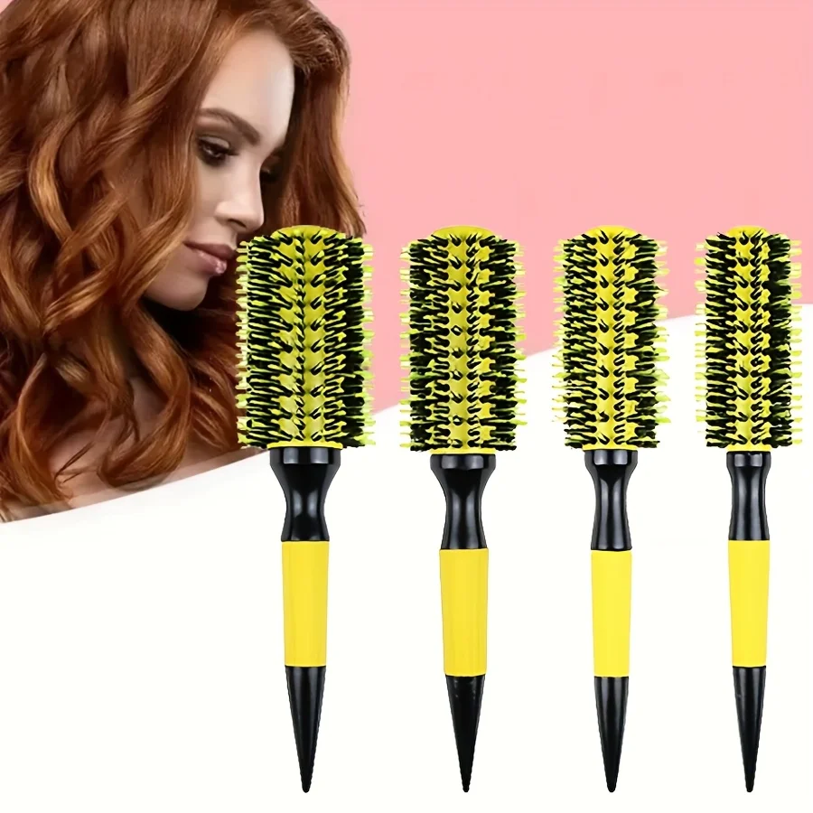 4pcs/ Yellow Aluminum tube Roller comb set - Curly hair comb rubber handle set sharp tail solid wood comb anti-static
4pcs/ Yellow Aluminum tube Roller comb set - Curly hair comb rubber handle set sharp tail solid wood comb anti-static