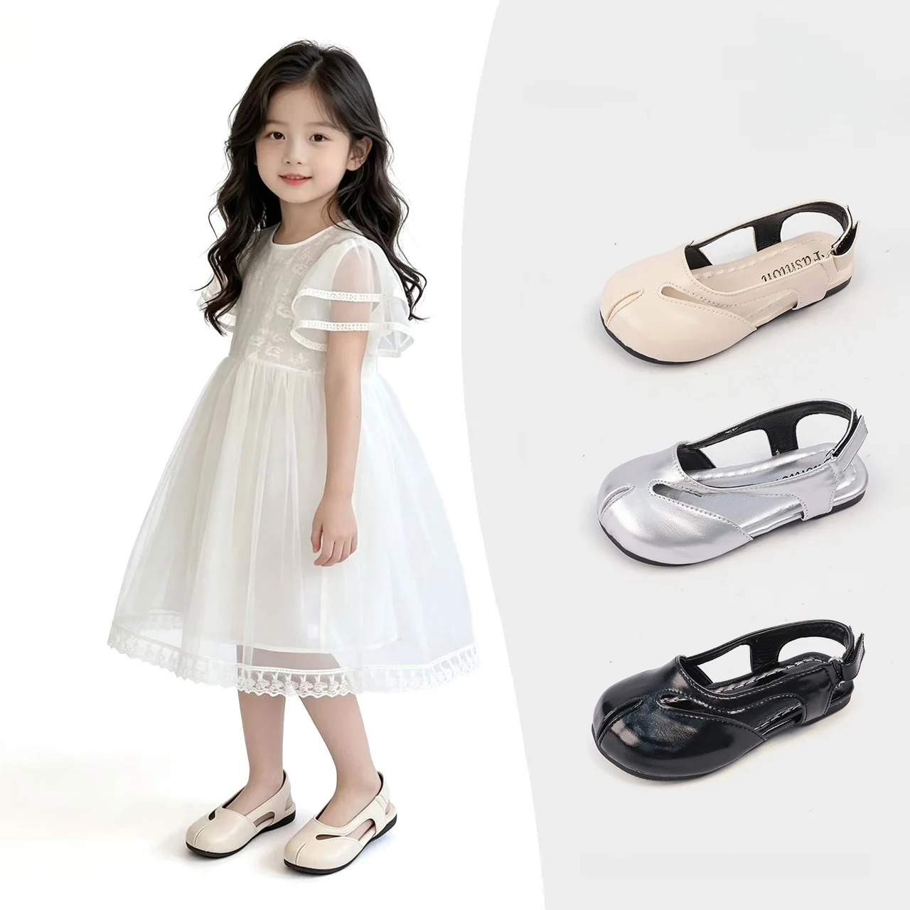 Girls Split Toe Mary Janes 2026 Summer Slingback Single Flats Comfort Breathable Sandals for Kids Arch Support Non-Slip Sole
Girls Split Toe Mary Janes 2026 Summer Slingback Single Flats Comfort Breathable Sandals for Kids Arch Support Non-Slip Sole