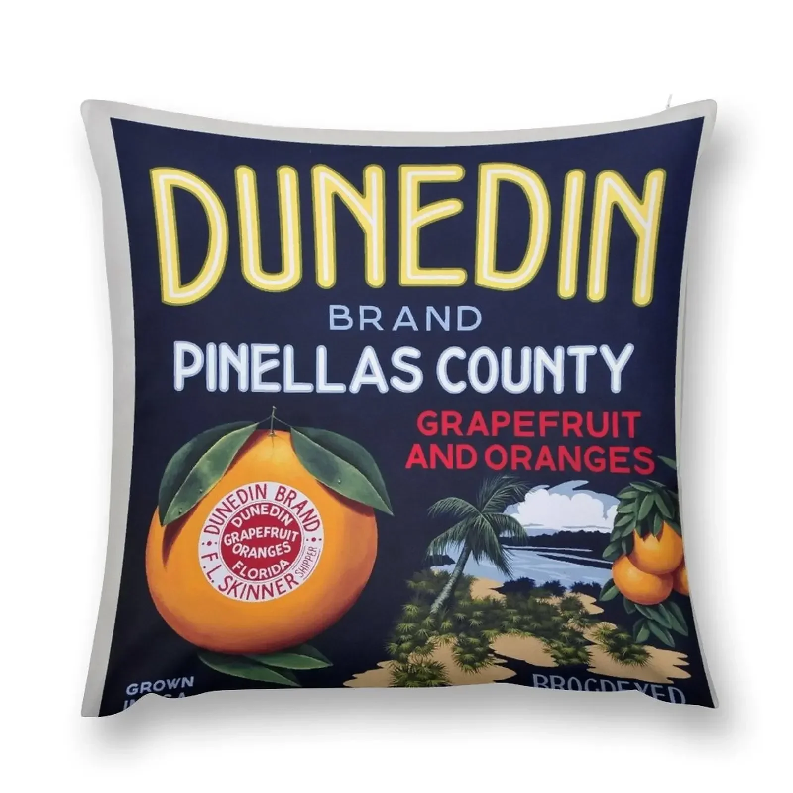 Dunedin Florida fruit label Throw Pillow pillowcases for sofa cushions Decorative Sofa Cushions pillow
Dunedin Florida fruit label Throw Pillow pillowcases for sofa cushions Decorative Sofa Cushions pillow