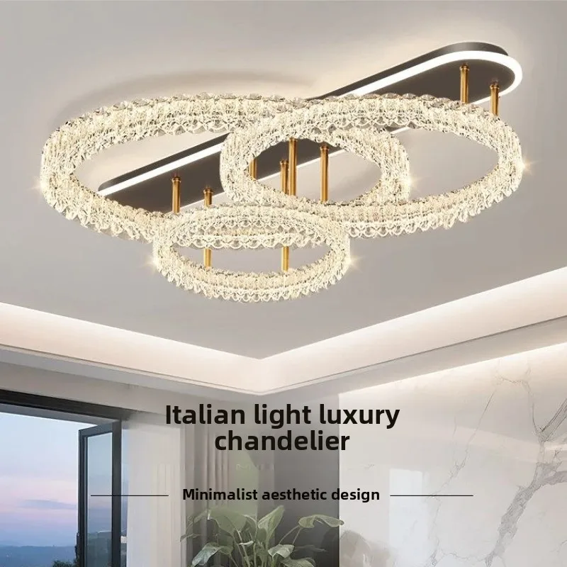 Modern Luxury Ring Living Room Ceiling Light Acrylic Hall Main Bedroom Chandelier Home Decor Indoor Lighting Lusters Fixture
Modern Luxury Ring Living Room Ceiling Light Acrylic Hall Main Bedroom Chandelier Home Decor Indoor Lighting Lusters Fixture