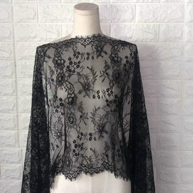 3m Long Thickened Eyelash Lace Fabric 48cm Wide for DIY High - end Dresses Wedding Gowns and Home Textiles Decoration
3m Long Thickened Eyelash Lace Fabric 48cm Wide for DIY High - end Dresses Wedding Gowns and Home Textiles Decoration