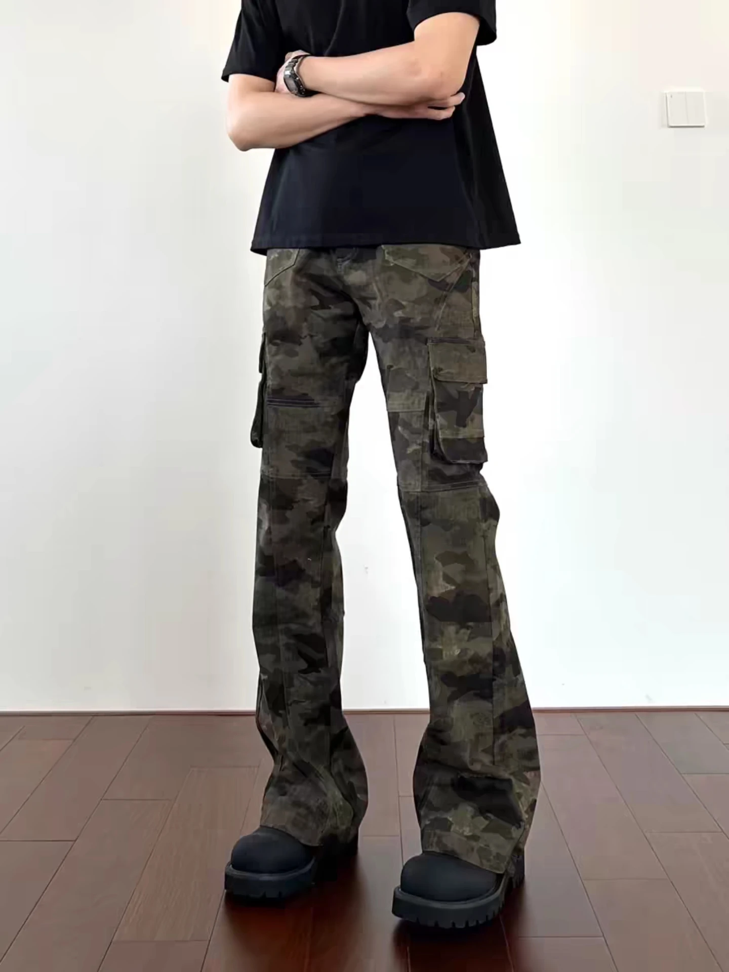American High Street Retro Camouflage Workwear Jeans Women's High Waist Slimming Drape Loose Wide Leg Casual Straight Leg Pants
American High Street Retro Camouflage Workwear Jeans Women's High Waist Slimming Drape Loose Wide Leg Casual Straight Leg Pants