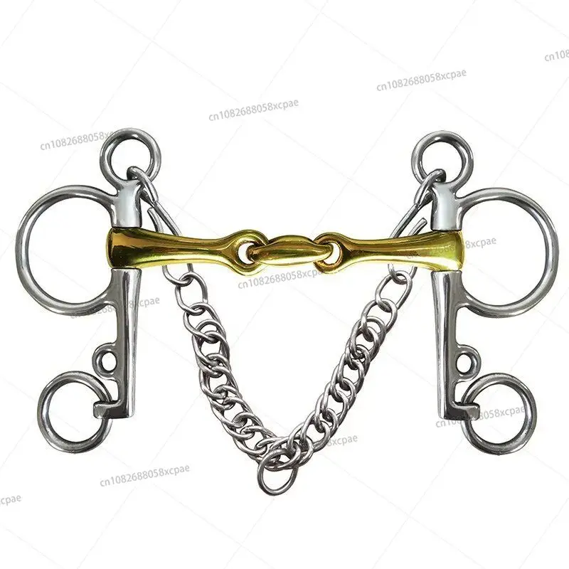 Brass Three-Section Dance Bit, 125mm/135mm Horse Bit, Equestrian Supplies
Brass Three-Section Dance Bit, 125mm/135mm Horse Bit, Equestrian Supplies