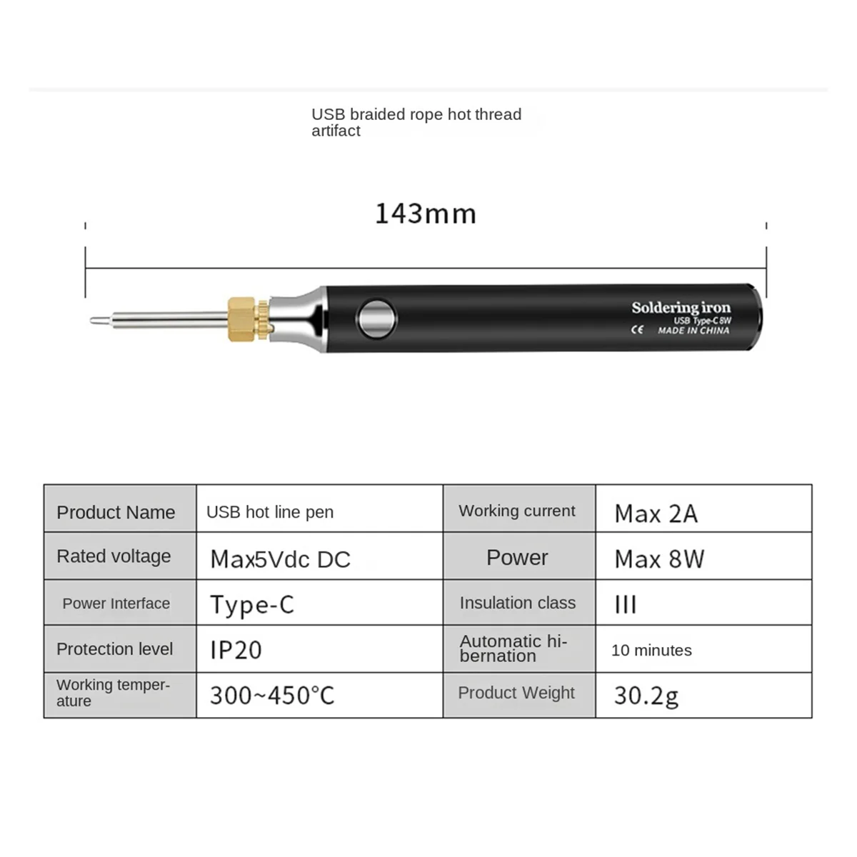 PA-USB Electric Soldering Iron Burning Wire Pen Welding Burning Wire Dual-Use Diy Manual Wire Breaking Carving Jewelry
PA-USB Electric Soldering Iron Burning Wire Pen Welding Burning Wire Dual-Use Diy Manual Wire Breaking Carving Jewelry