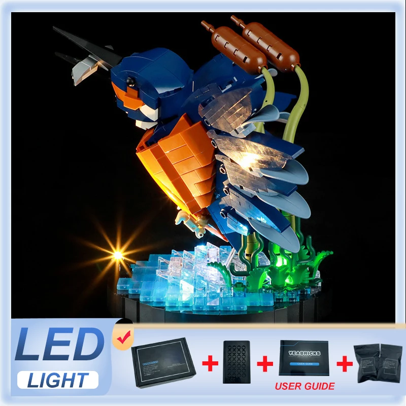 Комплект светодиодных фонарей своими руками для LEGO 10331 Kingfisher Bird (только светодиодный светильник, без модели блоков)
Комплект светодиодных фонарей своими руками для LEGO 10331 Kingfisher Bird (только светодиодный светильник, без модели блоков)