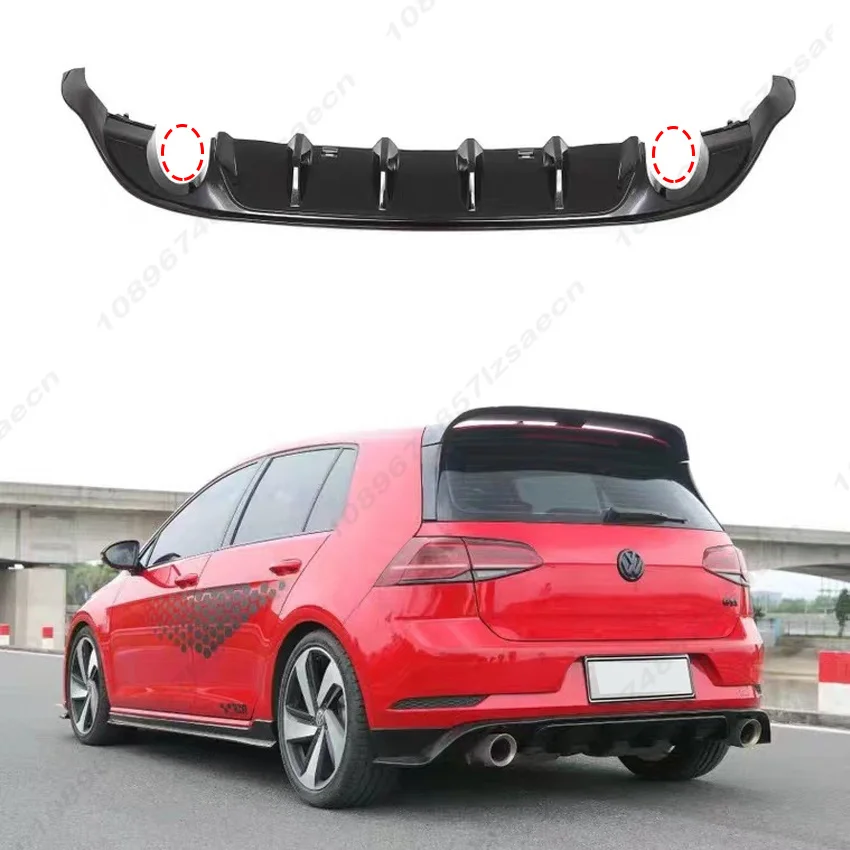 For VW Golf 7.5 Standard Edition GTI 2017-2019 Car Rear Bumper Black Diffuser LED Splitter Spoiler With Iight Exterior Body Kit
For VW Golf 7.5 Standard Edition GTI 2017-2019 Car Rear Bumper Black Diffuser LED Splitter Spoiler With Iight Exterior Body Kit