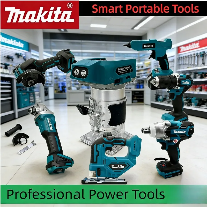 Профессиональный бесщеточный комбинированный набор Makita: Смазочный пистолет, цепная пила, угловая шлифмашина 18В, насос для накачки, пистолет для герметика и отрезная машина
Профессиональный бесщеточный комбинированный набор Makita: Смазочный пистолет, цепная пила, угловая шлифмашина 18В, насос для накачки, пистолет для герметика и отрезная машина