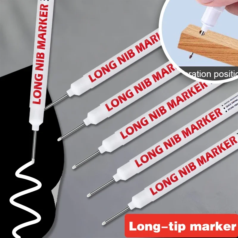 Long Headed 20mm White Marker Pens Fine Tip, Non-Toxic, Quick-Dry Alcohol Drawing, Graffiti,Wood Deep Hole for Metal, Wood
Long Headed 20mm White Marker Pens Fine Tip, Non-Toxic, Quick-Dry Alcohol Drawing, Graffiti,Wood Deep Hole for Metal, Wood