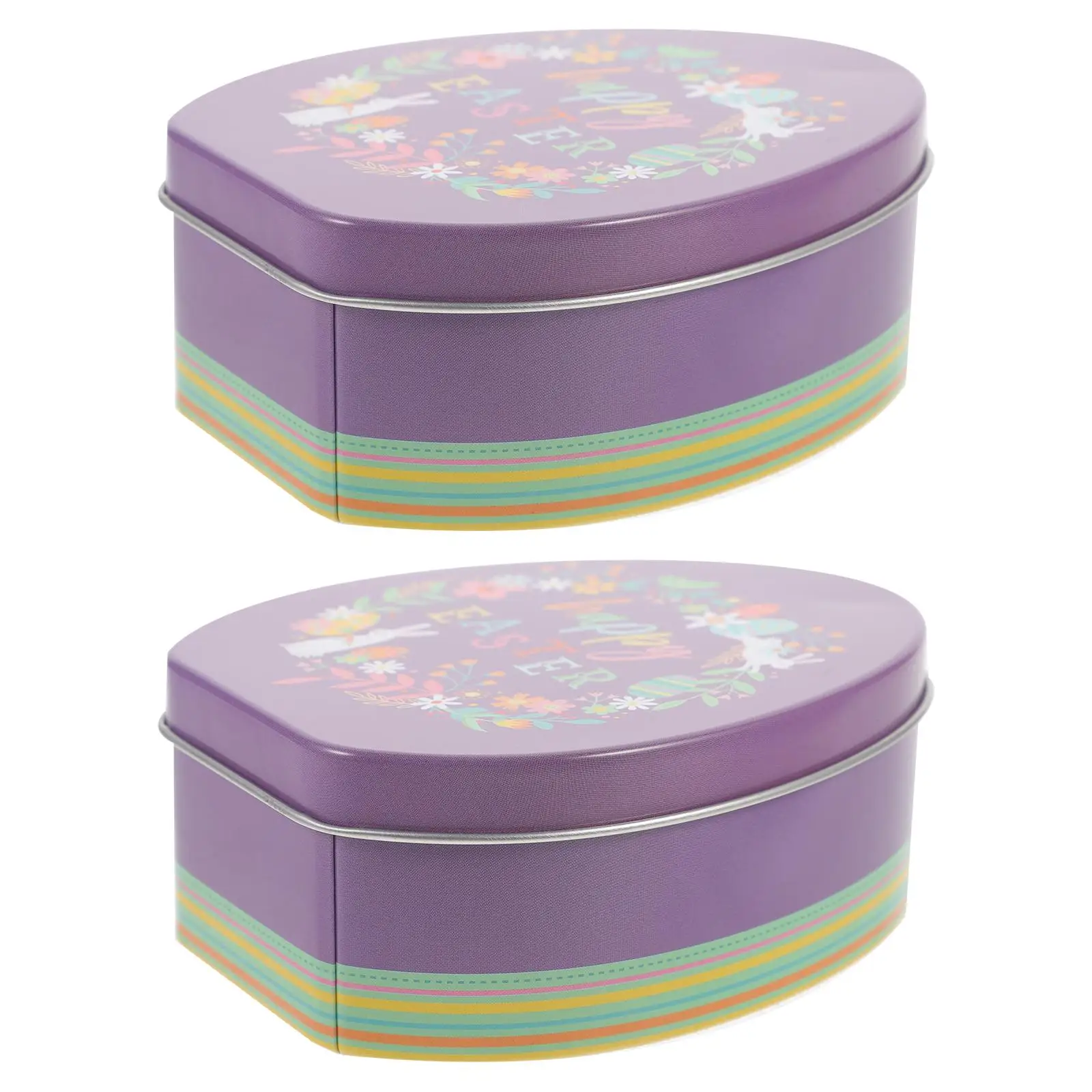 2Pcs Easter Gift Boxes Iron Candy Container Biscuit Case Snack Holder Treat Party Favors Kids Decorations Small Tins Lids
2Pcs Easter Gift Boxes Iron Candy Container Biscuit Case Snack Holder Treat Party Favors Kids Decorations Small Tins Lids