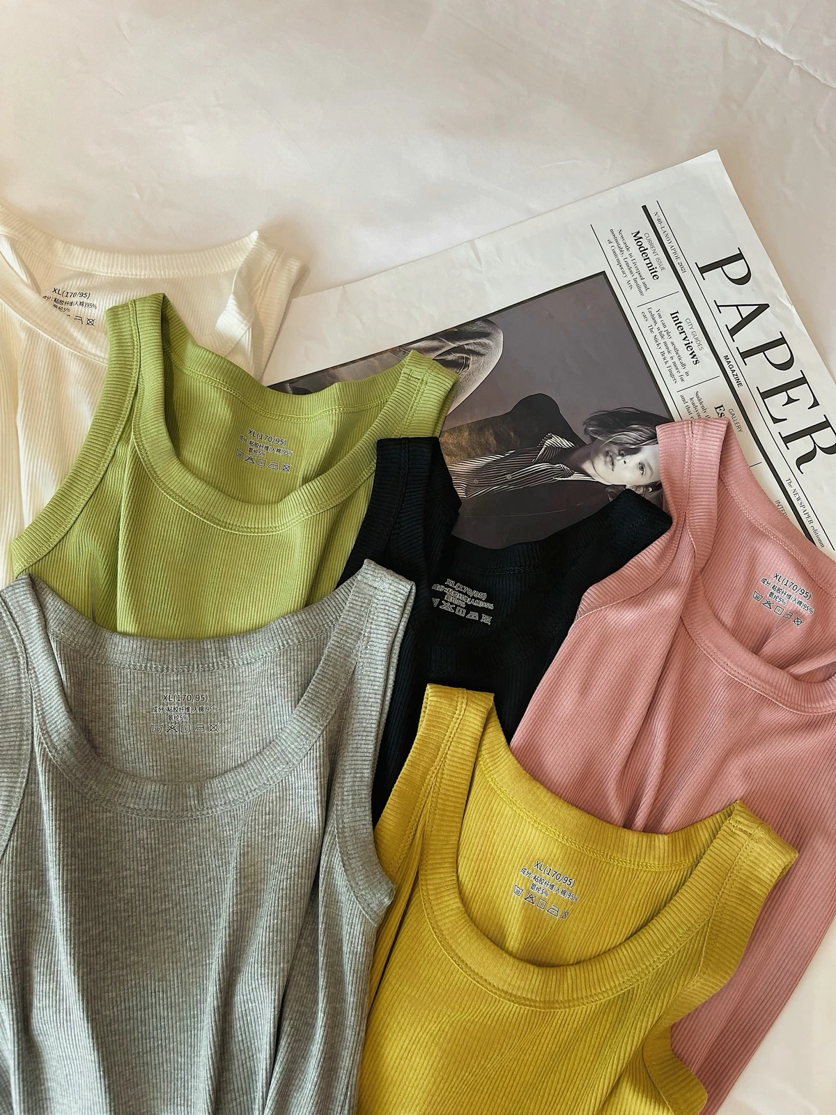 Camisole Tank Tops Sleeveless T-shirt Y2k Woman Clothing 2025 Summer Fashion Korean Style New Elegant Beach Basic Chic Tees
Camisole Tank Tops Sleeveless T-shirt Y2k Woman Clothing 2025 Summer Fashion Korean Style New Elegant Beach Basic Chic Tees