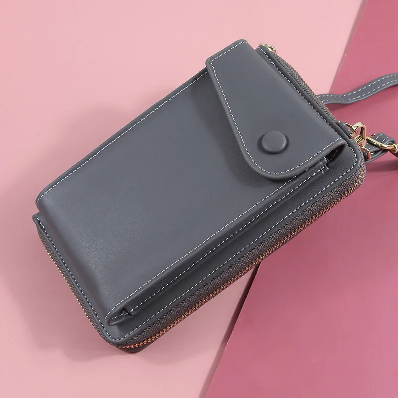 Women Leather Wallet PU Zipper Card Holder Ladies Messenger Shoulder Purse Multifunctional Travel Mobile Phone Coin Bag
Women Leather Wallet PU Zipper Card Holder Ladies Messenger Shoulder Purse Multifunctional Travel Mobile Phone Coin Bag