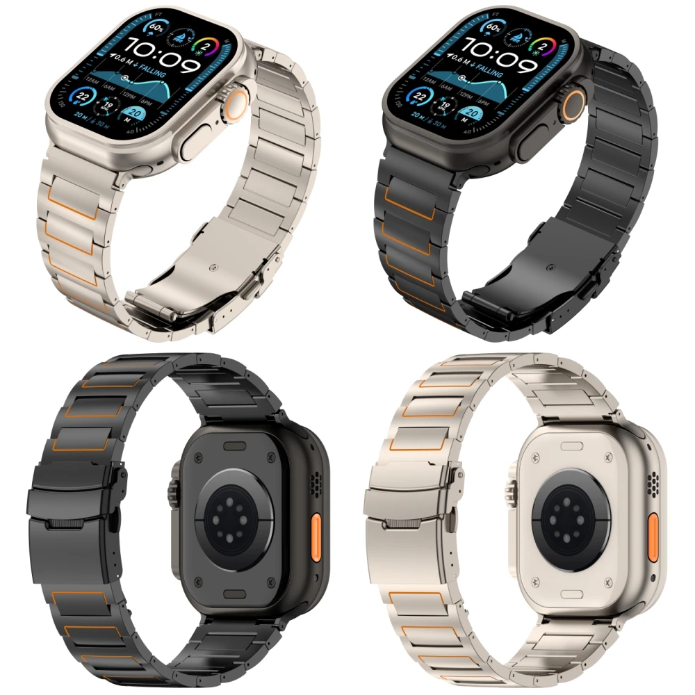 Титановый роскошный ремешок для Apple Watch Ultra 2 49 мм серии 10, 46 мм, 45 мм, 44 мм, деловой металлический браслет для iWatch 9 8 7 SE 6 Correa
Титановый роскошный ремешок для Apple Watch Ultra 2 49 мм серии 10, 46 мм, 45 мм, 44 мм, деловой металлический браслет для iWatch 9 8 7 SE 6 Correa